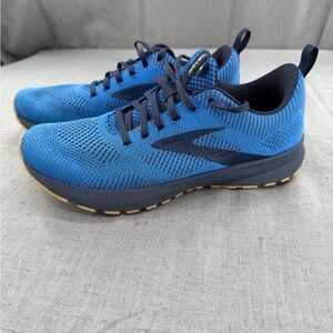 Brooks Revel‎ 5 blue/ black Mens Running Shoes sz 9D